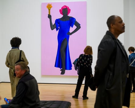 Amy Sherald’s Trans Forming Liberty at the Baltimore Museum of Art in November.