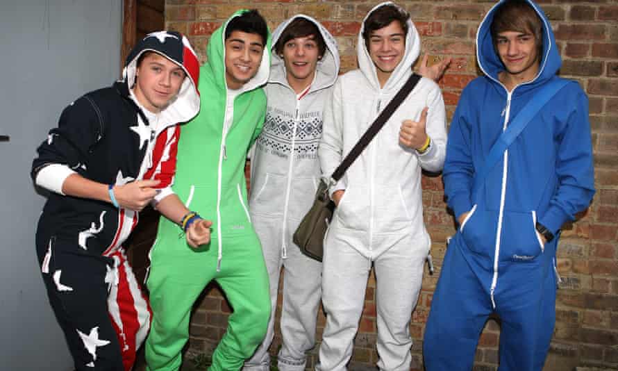 The boy band One Direction popularised the onesie.