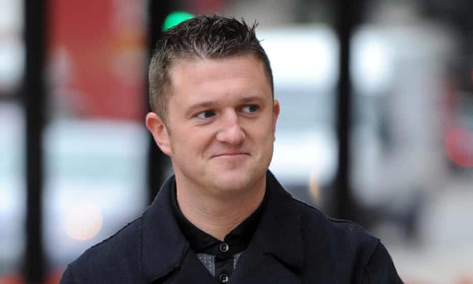 Tommy Robinson, the former EDL leader who organised the Pegida UK march in Birmingham.