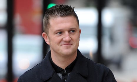 Tommy Robinson, the former EDL leader who organised the Pegida UK march in Birmingham.