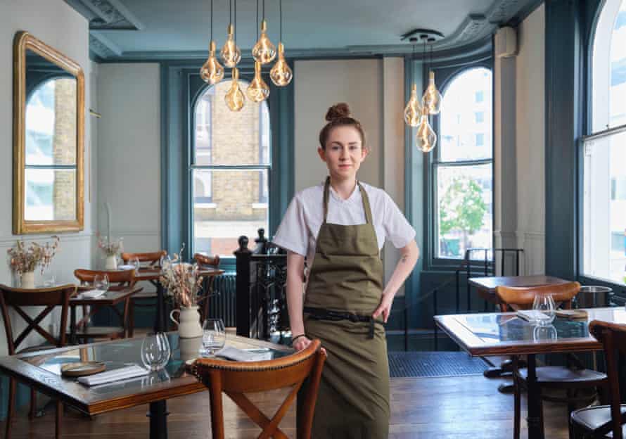 Ruth Hansom, head chef at the Princess of Shoreditch.