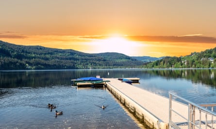 Titisee in Sunset the Upper Black Forest