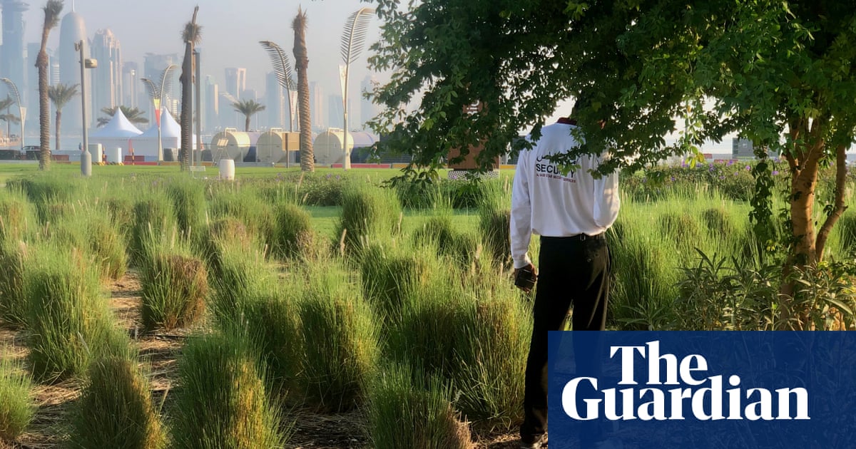 Security guards at Doha World Cup park claim they are paid just 35p an hour