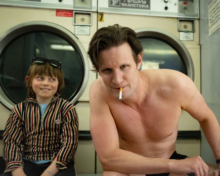 Rafael Mathe as Bunny Junior and Matt Smith as Bunny Munro in the TV adaptation of Cave’s novel, The Death of Bunny Munro.