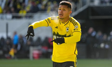 Columbus Crew forward Cucho Hernández has missed the team’s last two games. 