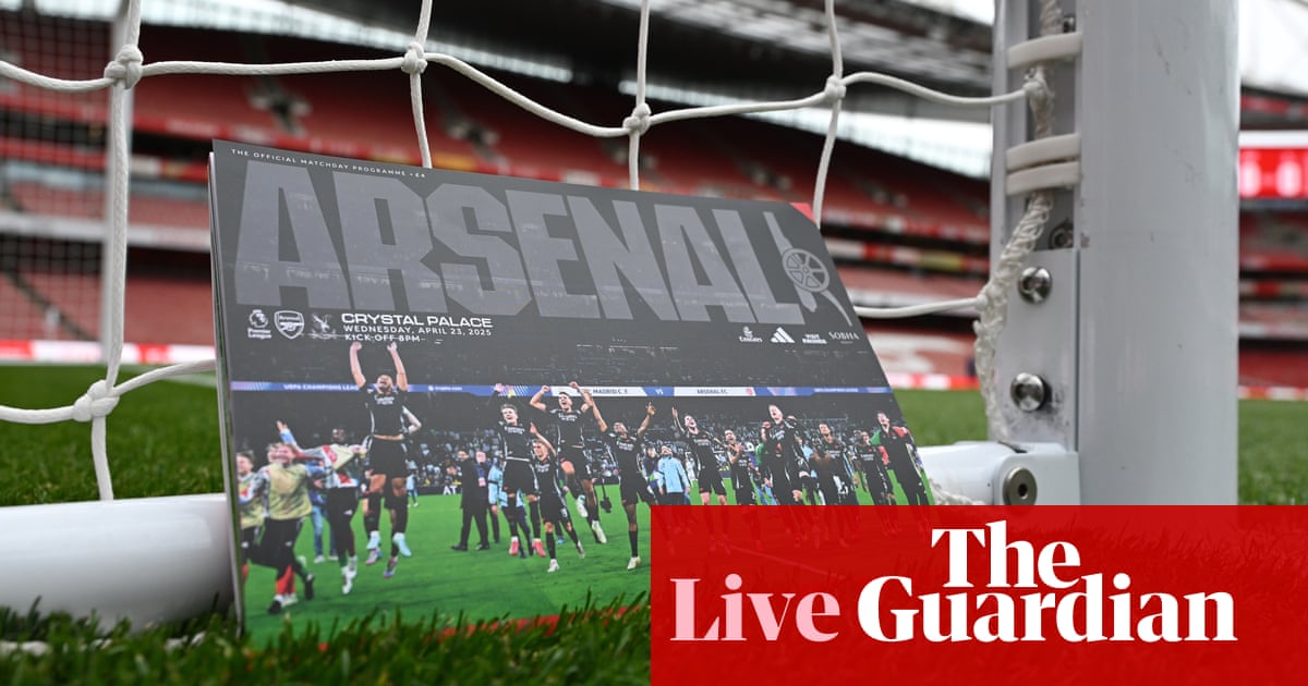 Arsenal v Crystal Palace: Premier League live
