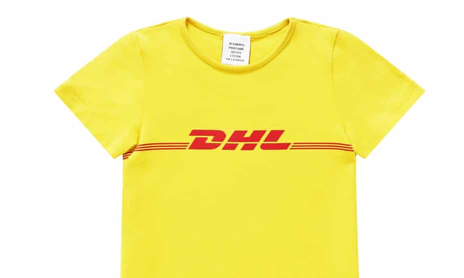 Scam Or Subversion How A Dhl T Shirt Became This Year S Must Have Fashion The Guardian Scam Or Subversion How A Dhl T Shirt Became This Year S Must Have Fashion The Guardian