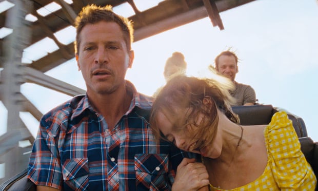 Simon Rex and Suzannah Son in Red Rocket.