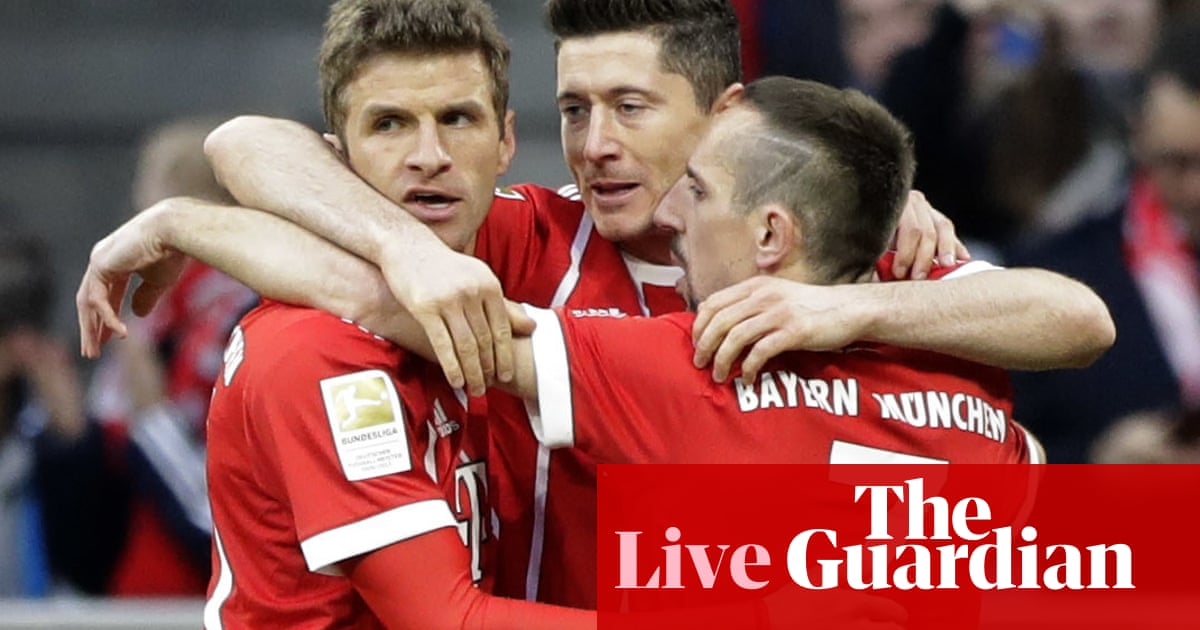 Bayern Munich 6 0 Borussia Dortmund Bundesliga As It Happened Football The Guardian