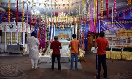 The Sikh temple in Cisterna di Latina, where Satnam Singh’s funeral will be celebrated.