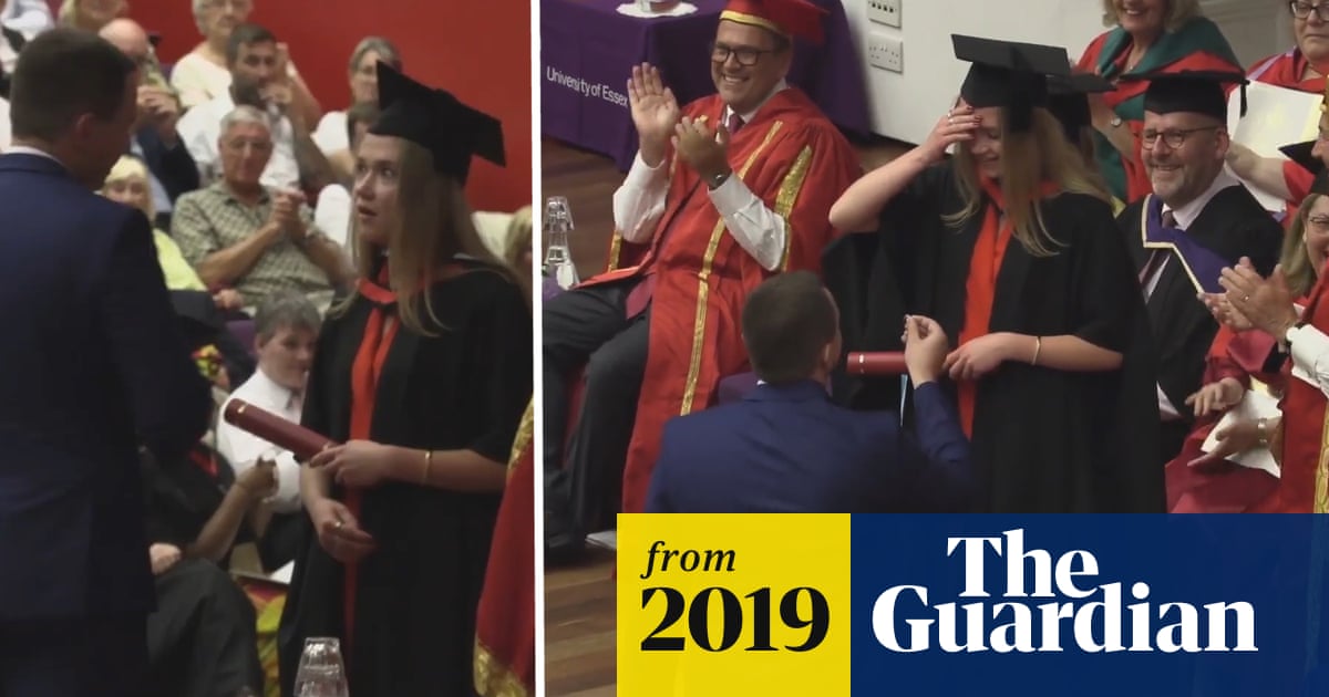 Sexiled My Sexist Party Leader Is this graduation proposal sexist? - video | Life and style | The Guardian
