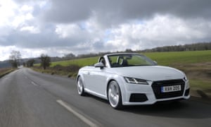 Fiddler with the roof: go for Audi’s soft top TT roadster and you lose the two little seats in the back, but you gain the open sky