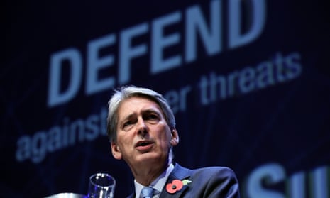 Chancellor Philip Hammond launching the government’s new cybersecurity strategy.
