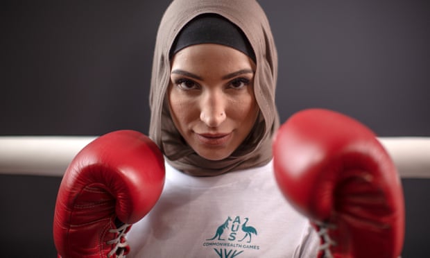 Tina Rahimi during the Australian 2022 Commonwealth Games Boxing Team announcement at Brotherhood Boxn Gym on 2 April, 2022 in Sydney.
