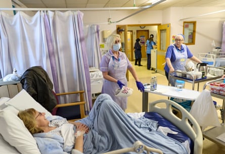 Patient Susan Shaw inside the Surgical Assessment Unit