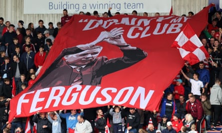 Doncaster fans show their appreciation for Darren Ferguson.