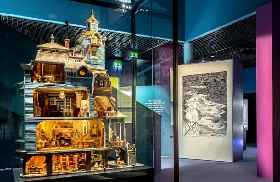 One of the museum’s prize exhibits is this model of a painstakingly-detailed, five-storey Moomins house, built in the 1970s.