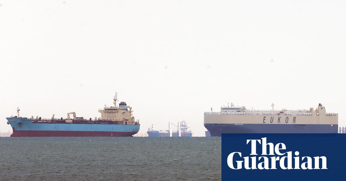 At least 20 livestock ships caught in Suez canal logjam - The Guardian