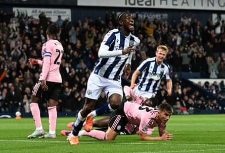 Samuel Iling-Junior races away after giving West Brom an early lead
