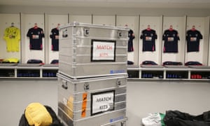 The away dressing room.