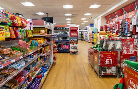 The interior of the TG Jones shop in Hitchin, Hertfordshire