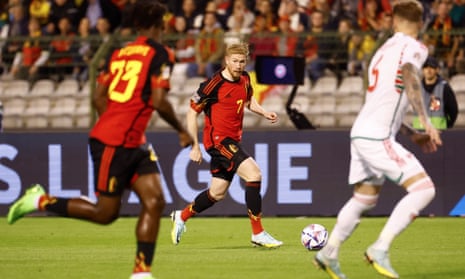 Kevin De Bruyne opened the scoring for Belgium after 10 minutes. 