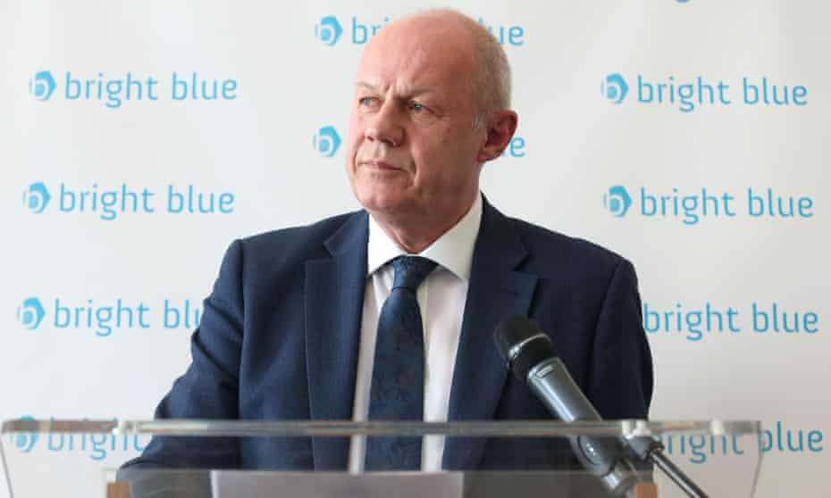 Damian Green speaks at a conference organised by Bright Blue, of which Kate Maltby is a board member, earlier this year.