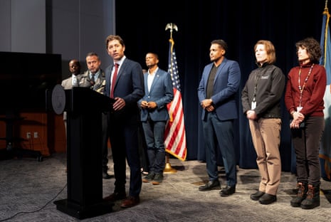 Minnesota leaders speak about reported federal operation against Somali immigrantsMinneapolis Mayor Jacob Frey speaks at a press conference to address reports of a planned federal operation targeting Somali immigrants, in Minneapolis, Minnesota, U.S. December 2, 2025. REUTERS/Tim Evans