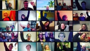 The Sofa Singers Zoom room