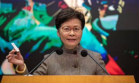 Hong Kong leader Carrie Lam, pictured last week.