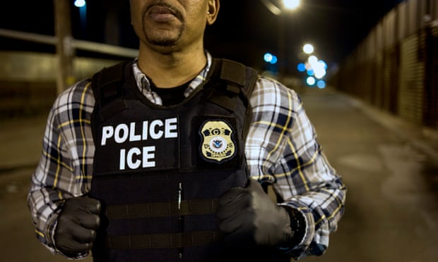 A Immigration and Customs Enforcement (Ice) agent in San Diego, California.