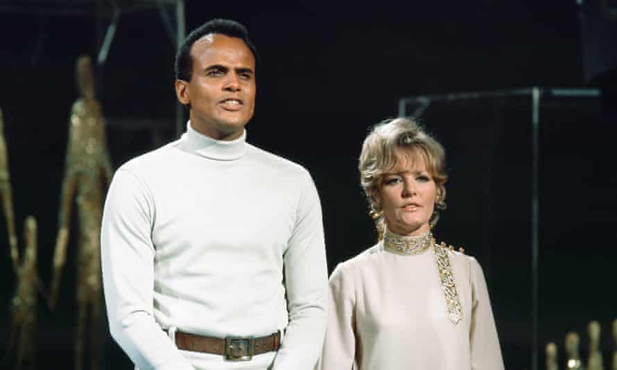 Harry Belafonte and Petula Clark in 1968.