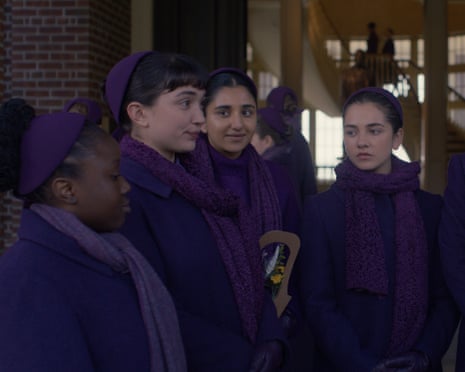 what does purple dress mean in handmaid's tale The Handmaids Tale: Secret Meaning Of Colors Worn By Gilead Women