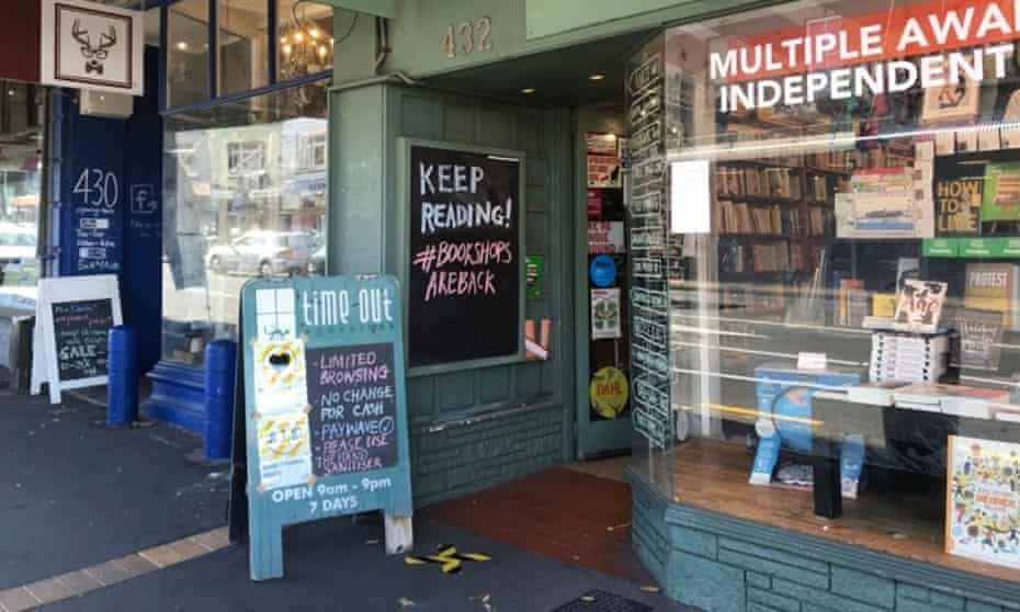 The Time Out bookshop in Mt Eden, Auckland