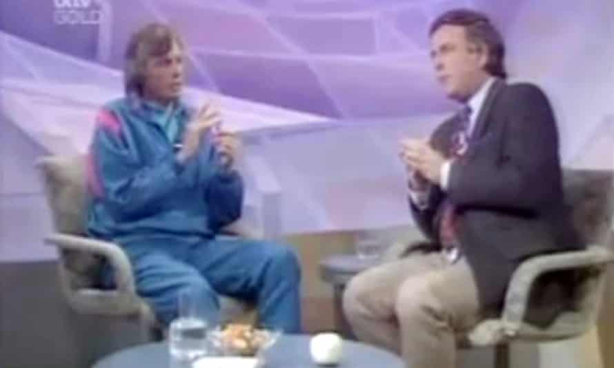 David Icke being interviewed by Terry Wogan on the BBC Wogan chat show