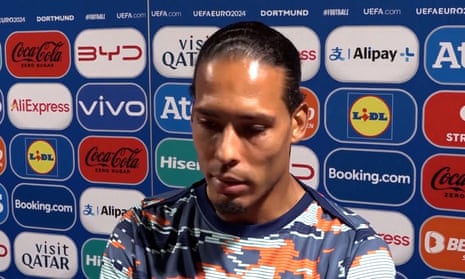Netherlands captain unhappy with referee after Euro loss but says 'we have to move on' – video