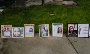 A memorial to missing Native American women at Morrill Meadows Park in Kent, Washington.