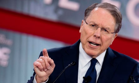 The NRA executive vice-president and CEO, Wayne LaPierre.