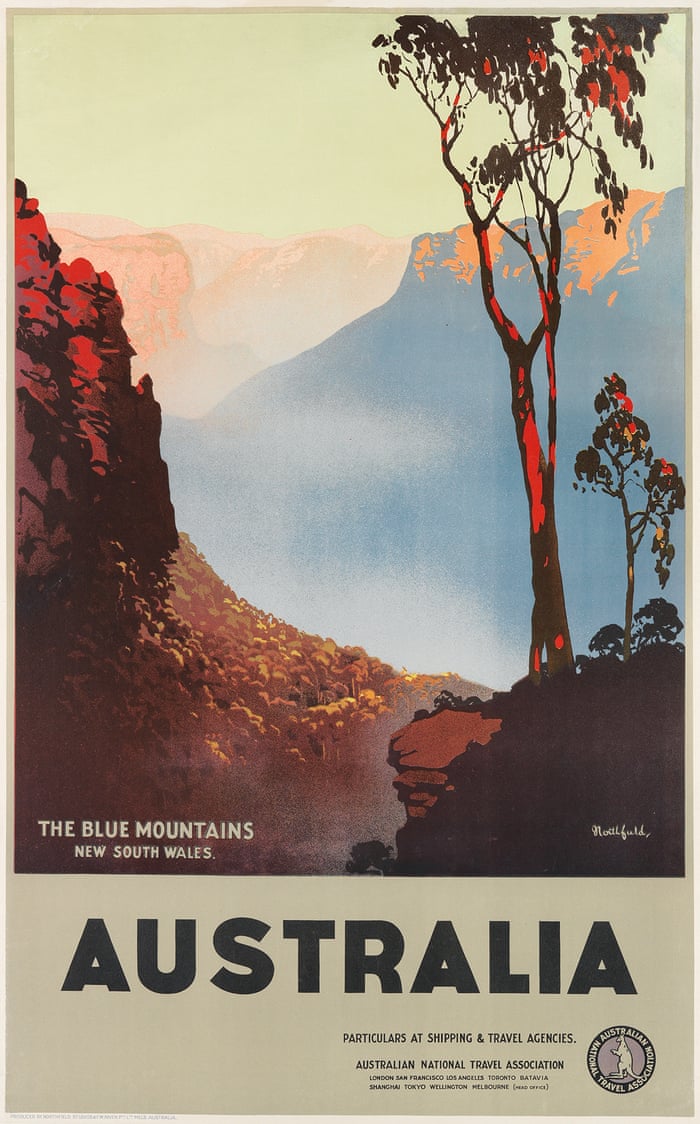 Take A Trip Into The Past Rare Australian Vintage Travel Posters In Pictures Art And Design The Guardian