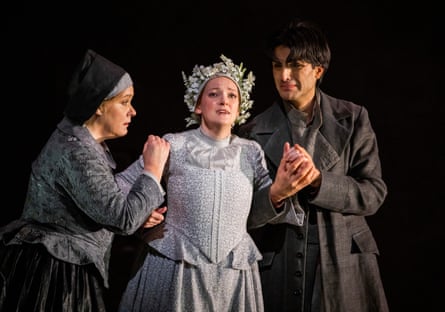Alice Coote (Storgë), Jennifer France (Iphis) and Cameron Shahbazi (Hamor) in Jephtha.