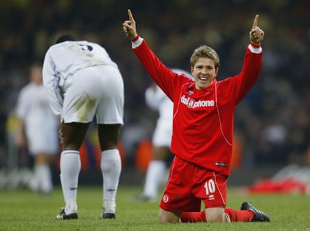 Juninho Paulista during his time at Middlesbrough