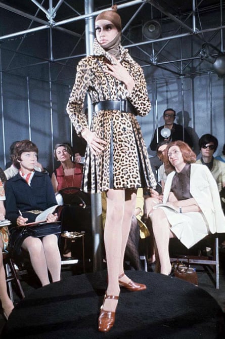 A Paco Rabanne fashion show in Paris, 1968.