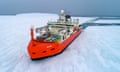 The Antarctic icebreaker RSV Nuyina has not completed a scientific voyage since coming into service in 2021, instead being used for resupply missions, and has been plagued by technical problems