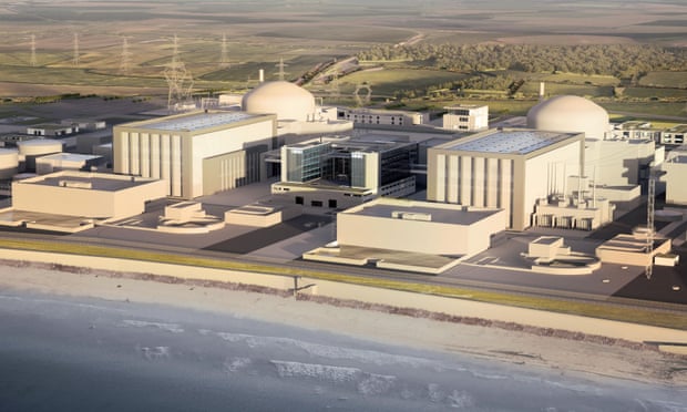 An artist’s impression of the proposed Hinkley nuclear power station issued by EDF.