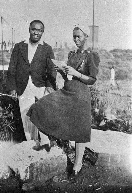 Regina Twala with her first husband, Percy Kumalo in 1936. 