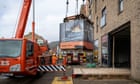 Port Talbot says bye-bye to its Banksy as art dealer brings in a crane