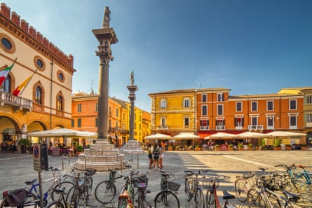 Piazza del Popolo, Ravenna, Italy.