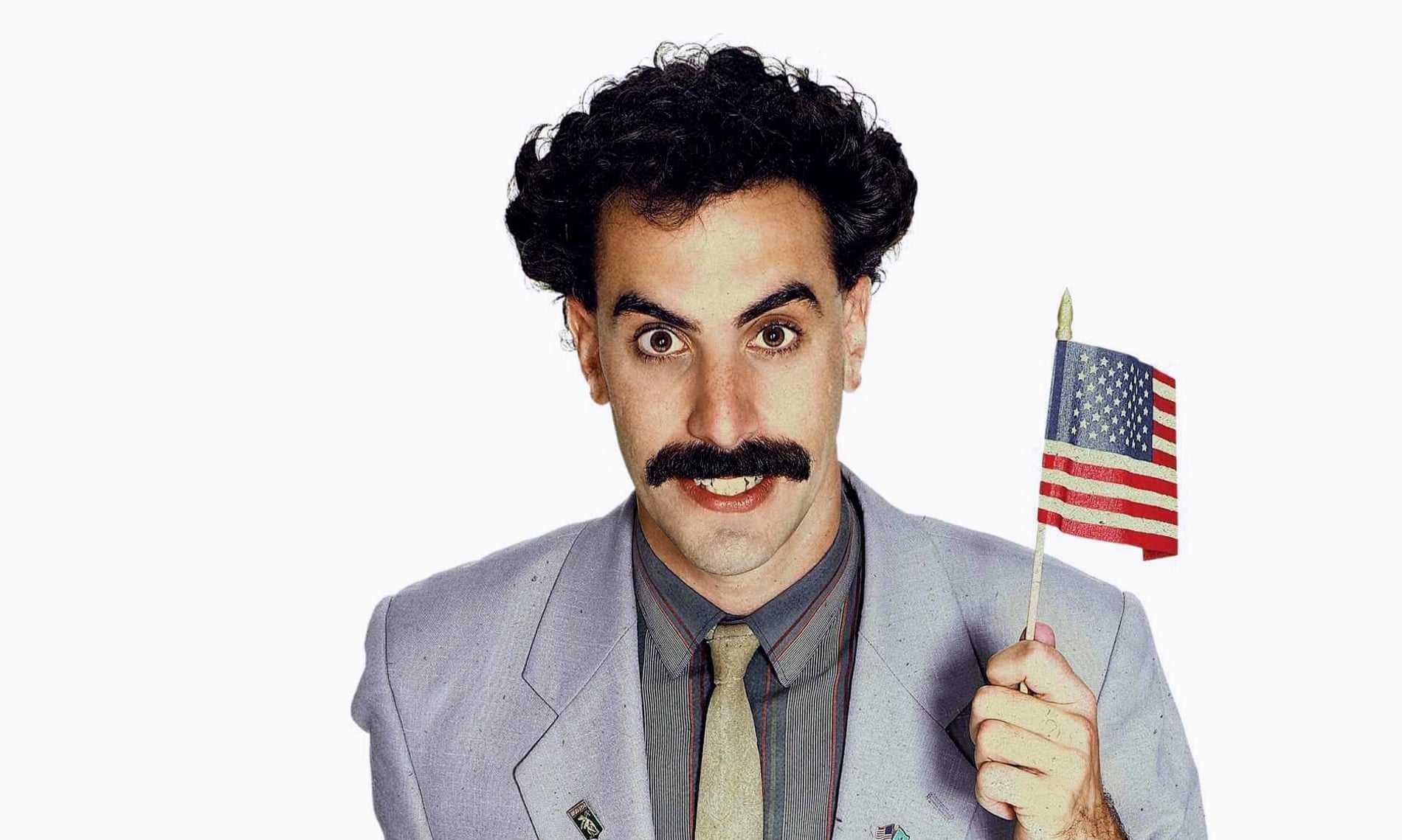 Sacha Baron Cohen in Borat.