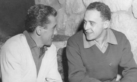 Frantisek (left) and Zdenek Tikal at the 1960 Winter Olympics