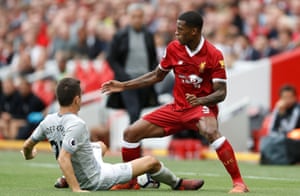 Georginio Wijnaldum has not scored or set up a goal in the Premier League this season, after six goals and nine assists last term.